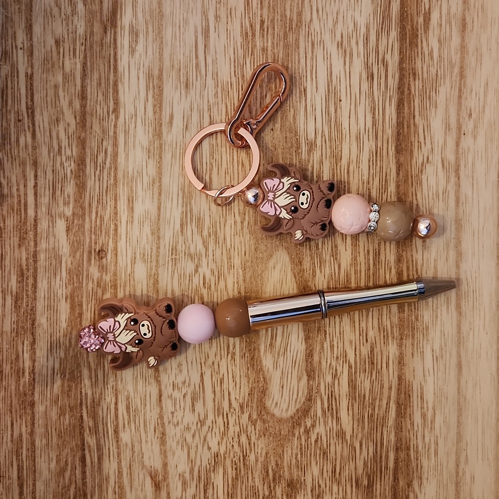 Beaded pen set